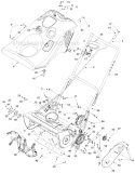 Part Location Diagram of 684-0177 MTD Lower Chute Crank Assembly